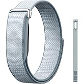 Replacement Nylon Braided Band for Google Fitbit Air Performance Loop Band | Micro-Adjustable / Quick-Dry / Airflow-Enhanced / Hook &amp; Loop / Aluminum Alloy Buckle / Featherlight / Moonstone