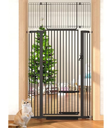 Amazon Tall Cat Gate For Stairs Extra Tall Cat Gate Wide Pet Gate