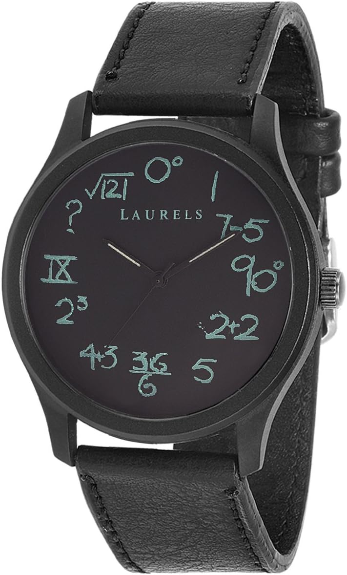 Laurels Geek Analog Black Dial Women's Watch (LL-Geek-101)