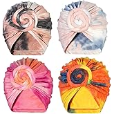 Artilady Stretch Turban Hats for Women - African Knot Headwraps Soft Pre Tied Bonnet Hair wrap Pretied for Black Women