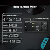 j5create Dual HDMI to USB-C Capture Card 1080p 60Hz Live Video Audio PD 60W view 6