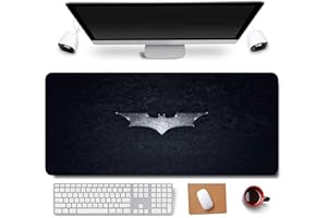 RTGGSEL 31.5x11.8 Inch Non-Slip Long Extended Large Gaming Mouse Pad with Stitched Edges XL Laptops Keyboard Mouse Mat（BAT-2