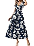 Gracyoga Sundresses for Women 2025 Fall Blue Casual