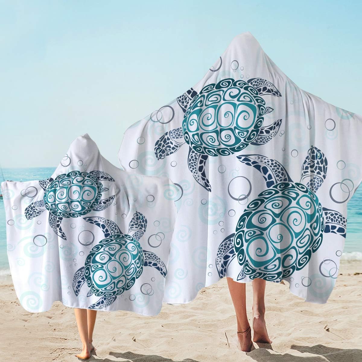 turtle hooded towel
