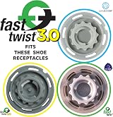 Pulsar Fast Twist 3.0 Red Spikes Cherry White Bag of 1 Set UK view 5