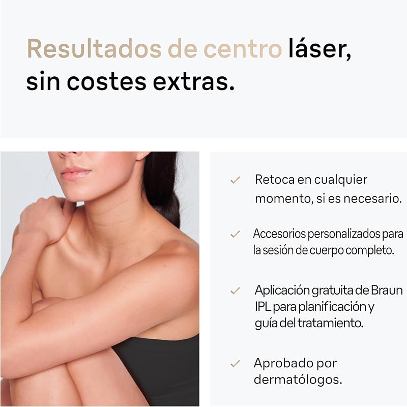 Depiladora Luz Pulsada Silk-expert Pro 5, PL5140, Blanca/Dorada