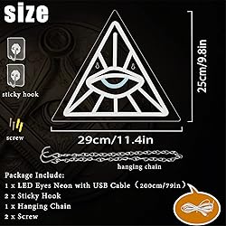 Eyes Neon Signs,LED Eye of Providence Neon Light