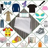 QISF Travel Clothes Bags 50 Pieces 40x30 cm Waterproof Clear Zip Storage Bags view 5