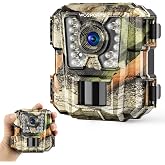 WOSPORTS Mini Trail Camera,30MP 1080P HD Game Camera Motion Activated with IR Night Vision Waterproof Video Deer Cam for Outd