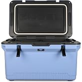 ENGEL 60 QT Ultra-Light Injection Molded Cooler - Ice Chest Keeps Ice up to 7 Days - Cooler Includes Wire Basket, Divider and Built-in Bottle Opener