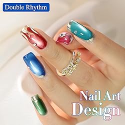 Double Rhythm Cat Eye Gel Nail Polish Set of 6 Same