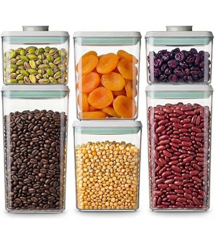 Amazon.com: SoftWorks 9-Piece POP Food Storage Container Set: Home