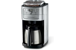 Cuisinart Burr Grind & Brew 10-Cup Automatic Coffeemaker, Thermal Carafe, Programmable, Silver (DGB-950BCCNASC)