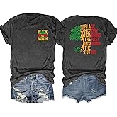 Black History Shirts for Women I Am Black History Month Shirt Graphic African American Holiday Short Sleeve Tee Tops
