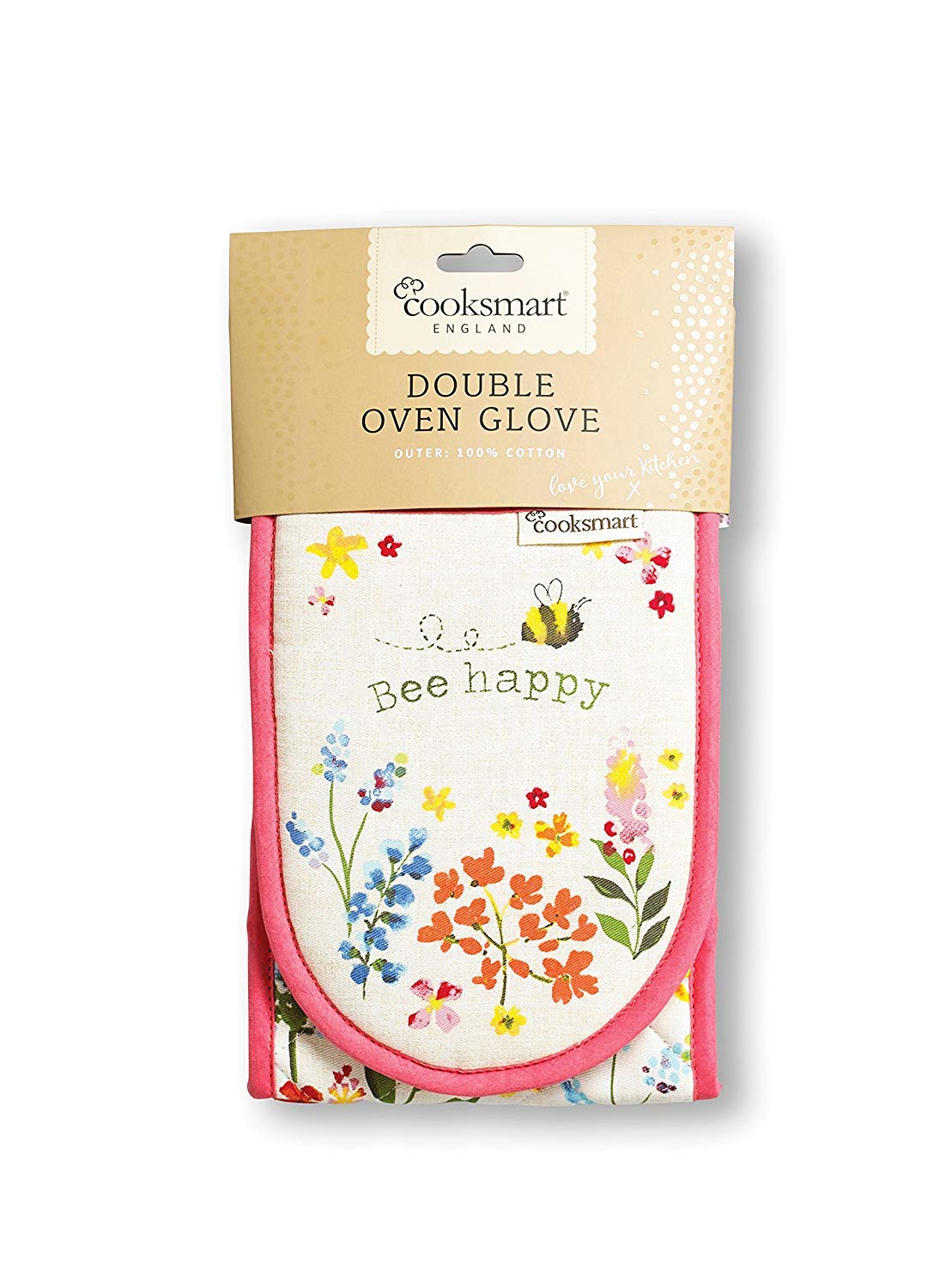 2 X BEE Happy Double Oven Glove