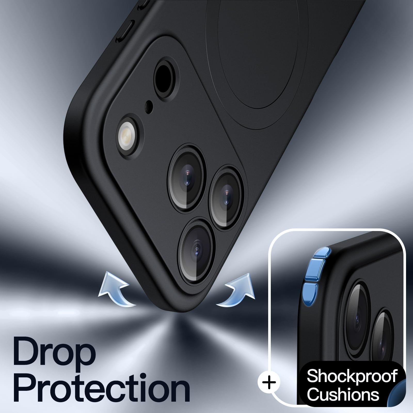 JETech Magnetic Slim Case for iPhone 17 Pro Max 6.9-Inch Compatible with MagSafe