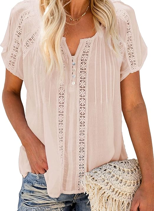 flowy short sleeve shirts
