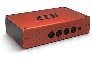 ESI ESI-M4UEX 8-Port USB 3.1 Gen 1 MIDI Interface with USB Hub