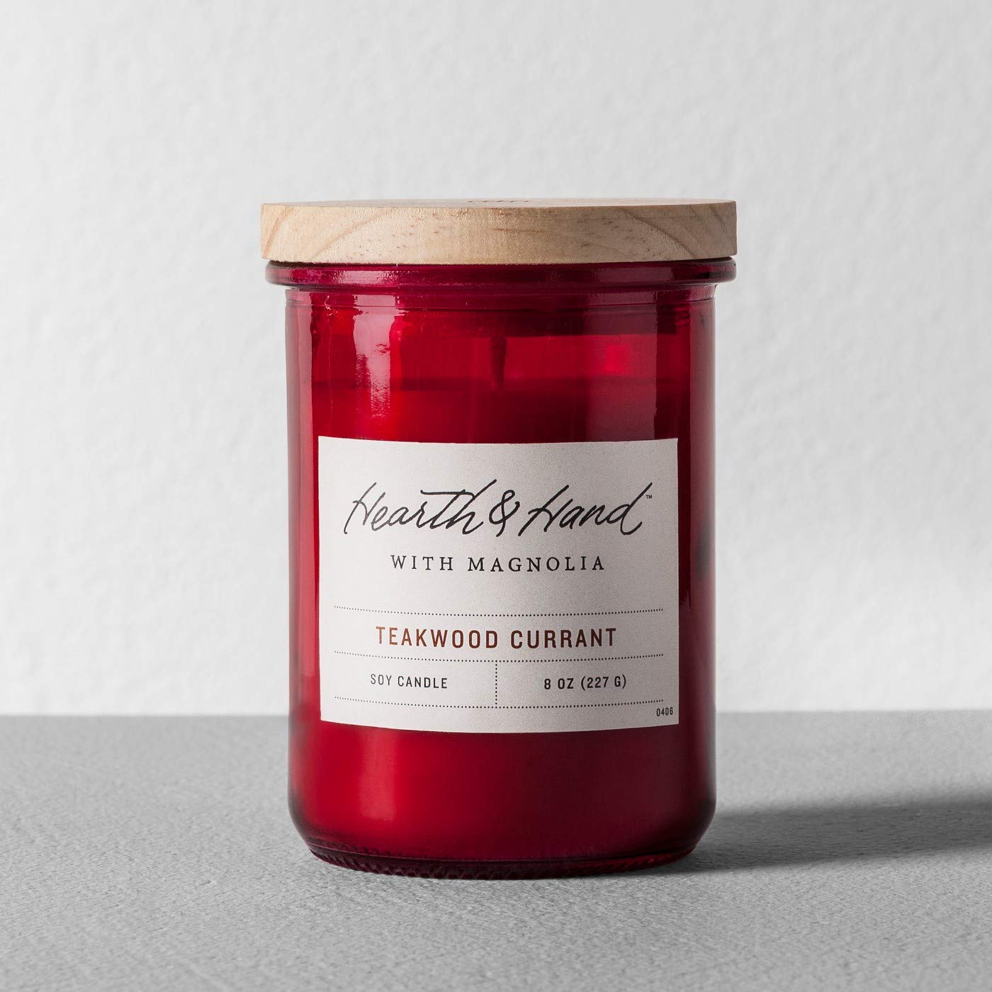 Hearth and Hand Magnolia Lidded Jar Container Candle 8oz