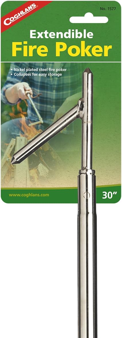 Amazon Com Coghlan S Expandable Fire Poker Black Sports Outdoors