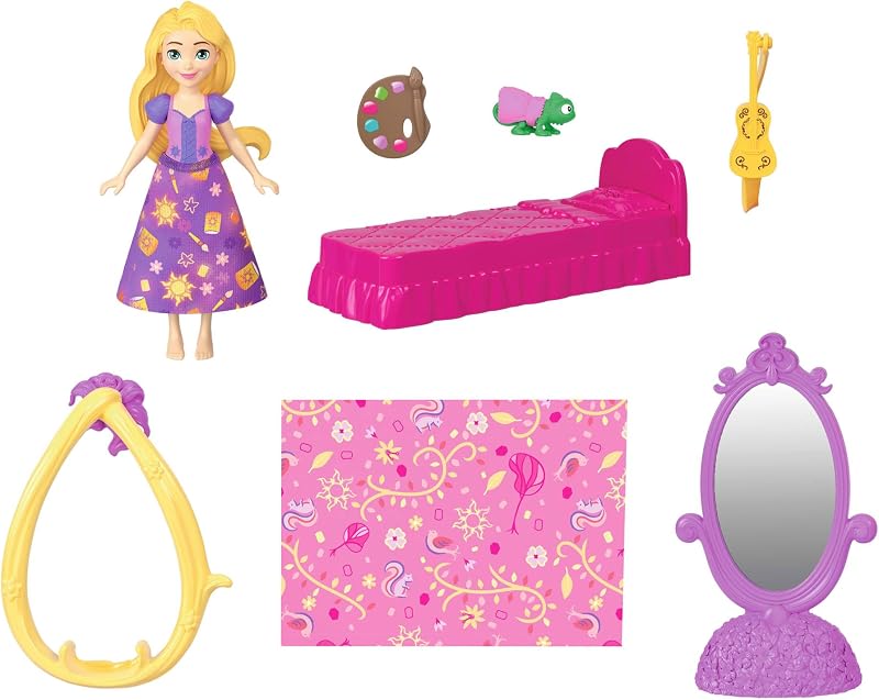 Disney Prinzessin Rapunzel Storytime Stackers Puppenhaus Spielset