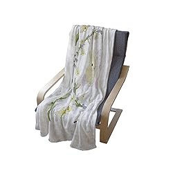 Ambesonne Cranes Throw Blanket, Sandhill Birds in