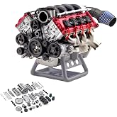 Partekavo V8 Engine Model Kit for Adults,Mini Engine Build Kit that Runs | RC Combustion Engine Model Kit,Suitable for Model Car AX90104 SCX10Ⅱ Capra VS4-10 Pro/Ultra