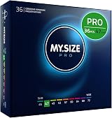 MY.SIZE PRO Condom Size 1 47 mm 36 Condoms Custom Fit Vytex Latex