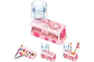 JEChrochen 2025 Upgraded Paint Brush Cleaner Tools, Brush Rinser Cup Painting Running Water Circulation Art Supplies for Acrylic,Watercolor and Water Based Creative Gift for Adult Artist Beginners Kid