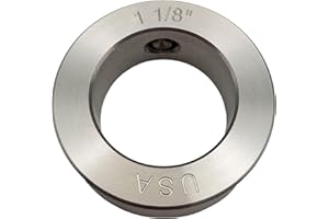 Coastal Shaft Collars - 1.125" Bore Diameter - Set Screw Shaft Collar - 303 Stainless Steel (1 Pack)