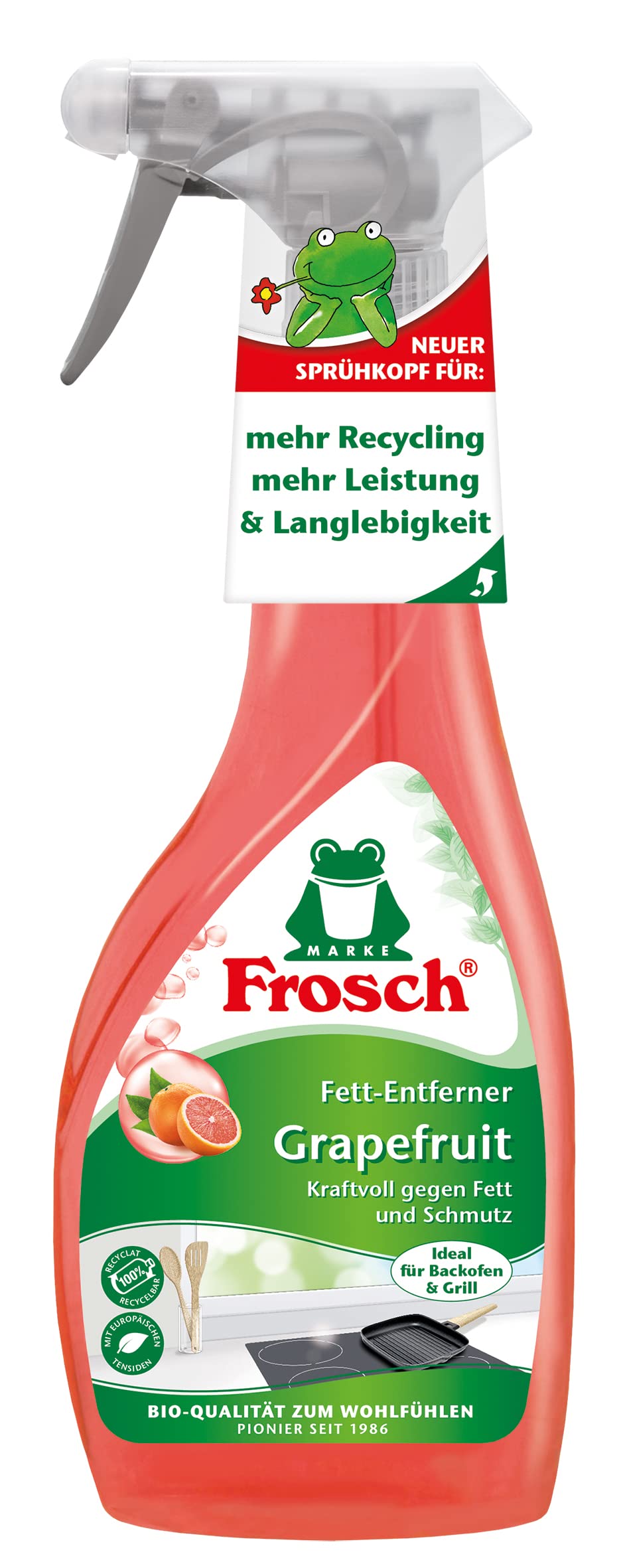 Frosch Fett-Entferner, Grapefruit, 0,5 l 2