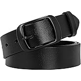 SUOSDEY Women Belts For Jeans Dresses Pants Ladies Leather Waist Belt with Elegant Buckle, Width 1.3"