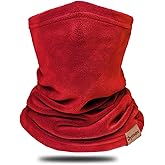 Dymex Kids Neck Warmer Gaiter Winter Fleece Face Neck Cover Balaclava Cold Weather Windproof Face Mask for Boys Girls