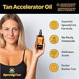 SpeedyTan Accelerator Gel Oil | Carrot Tanning Oil | Sunbed Natural Tan | UK view 4