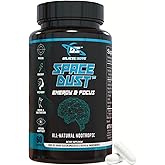 8-in-1 Premium Nootropic Brain Supplement – Focus, Energy & Mood Support – Brain Fog Relief & Reaction Time – with TeaCrine, L-Theanine, L-Tyrosine, Mucuna & More Natural Ingredients – Space Dust