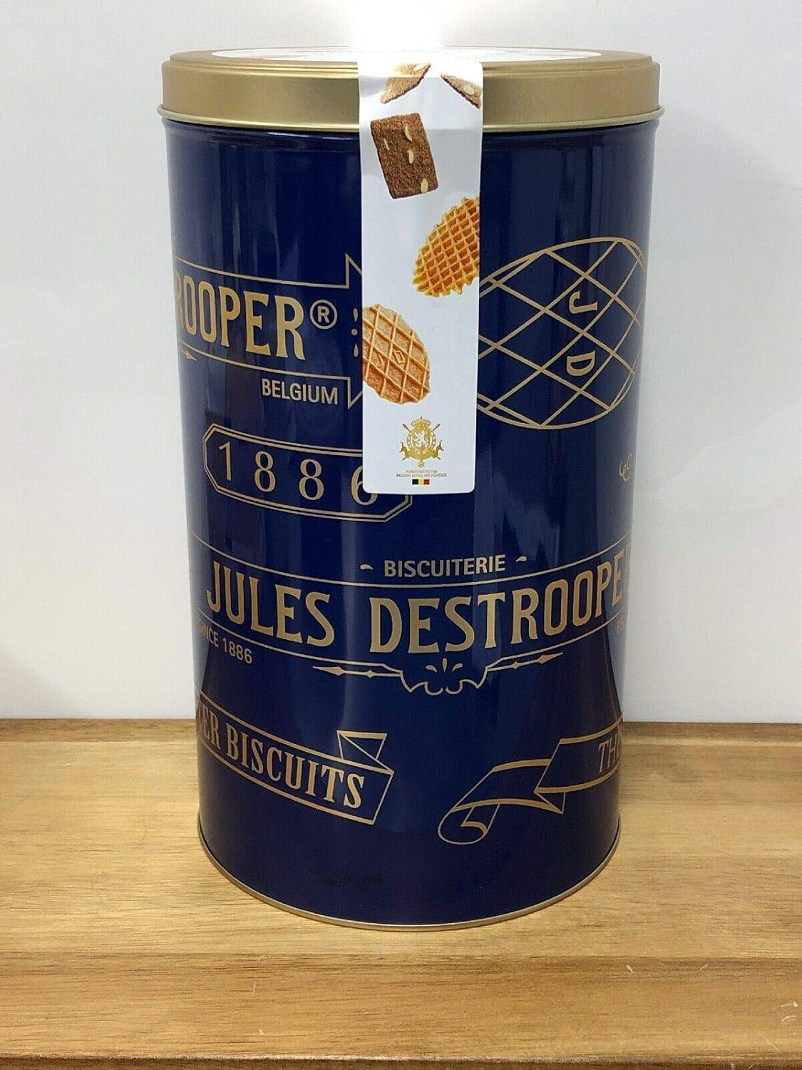 Jules Destrooper Authentic Belgian Butter Biscuits 475g Gift Tin Amazon.co.uk Grocery