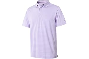MICHEL ROUEN Golf Shirts for Boys Short Sleeve Moisture Wicking Dry Fit Performance Kids Youth Sport Striped Boys Polo Shirts
