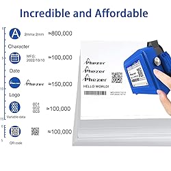 Phezer Mini Handheld Inkjet Printer PC11 for All