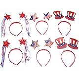 Patriotic Head Boppers Headband - Star/Uncle Sam Hat- Fourth/4th of July Party Accessories Favors Decorations