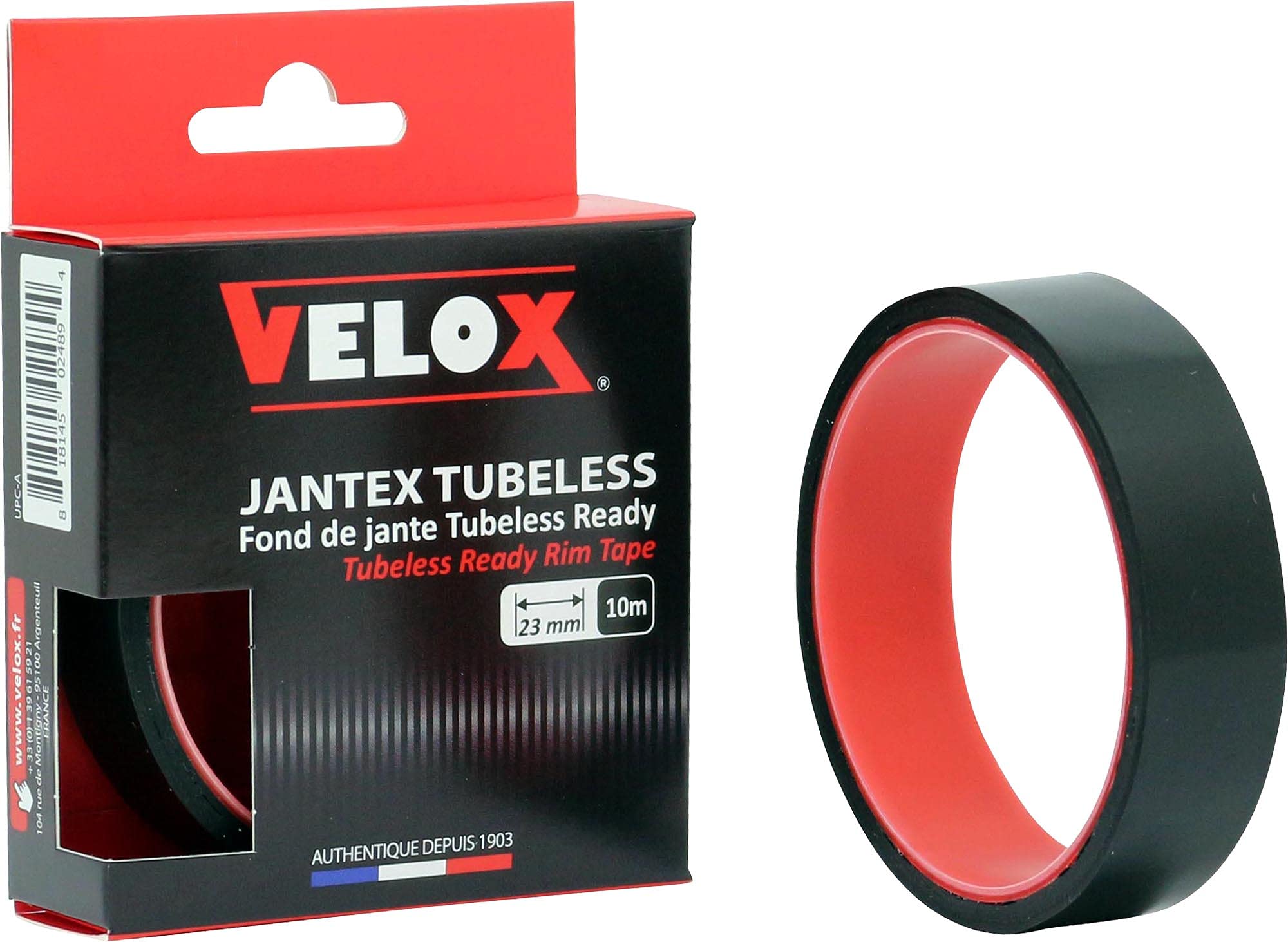Velox Jantex Tubeless Rim Tape, Black, 23mm x 10 meters