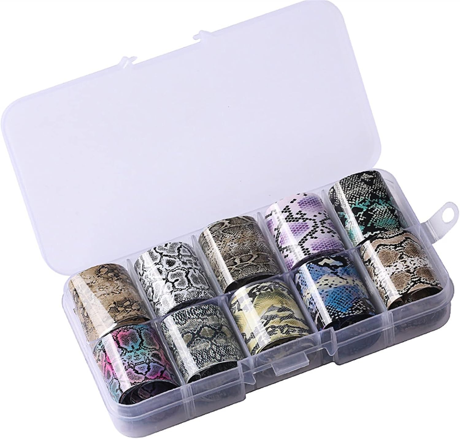 Nail Sticker, Accessories Colorful Wraps Adhesive Decals Nails Decoration Holographic Nail Transfer Starry Paper (Color : 7set): Home & Kitchen