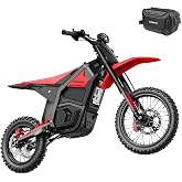 Yozma IN10 Electric Mini Dirt Bike for Teens &amp; Adults | 14"/12" Fat Tire 2600W Electric Motorcycle with 40MPH Ebike Hydraulic Brakes Mountain Off-Road EBike, Fit Age 13+