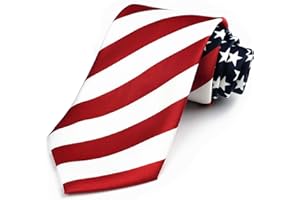 Elfeves Men's Modern Striped Patterned Formal Ties College Daily Woven Neckties