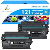 121 Black Toner Cartridge High Yield for Canon 121 D1620 Printer 2 Pack | Compatible for Canon 121 CRG-121 CRG121 ImageCLASS D1620 D1650 3252C001AA Ink Laser Printer