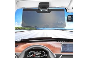 ERAMONG Sun Visor Extender for Car, 2025 New Adjustable Car Visor Extender Sun Blocker, Anti-Glare, Protect UV Ray, Easy to Install, Safe Driving Accessories Extender, Universal for Sedan, SUVs (Black)