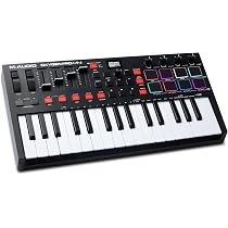 M-AUDIO Oxygen Pro Mini - Controlador de Teclado MIDI USB de 32