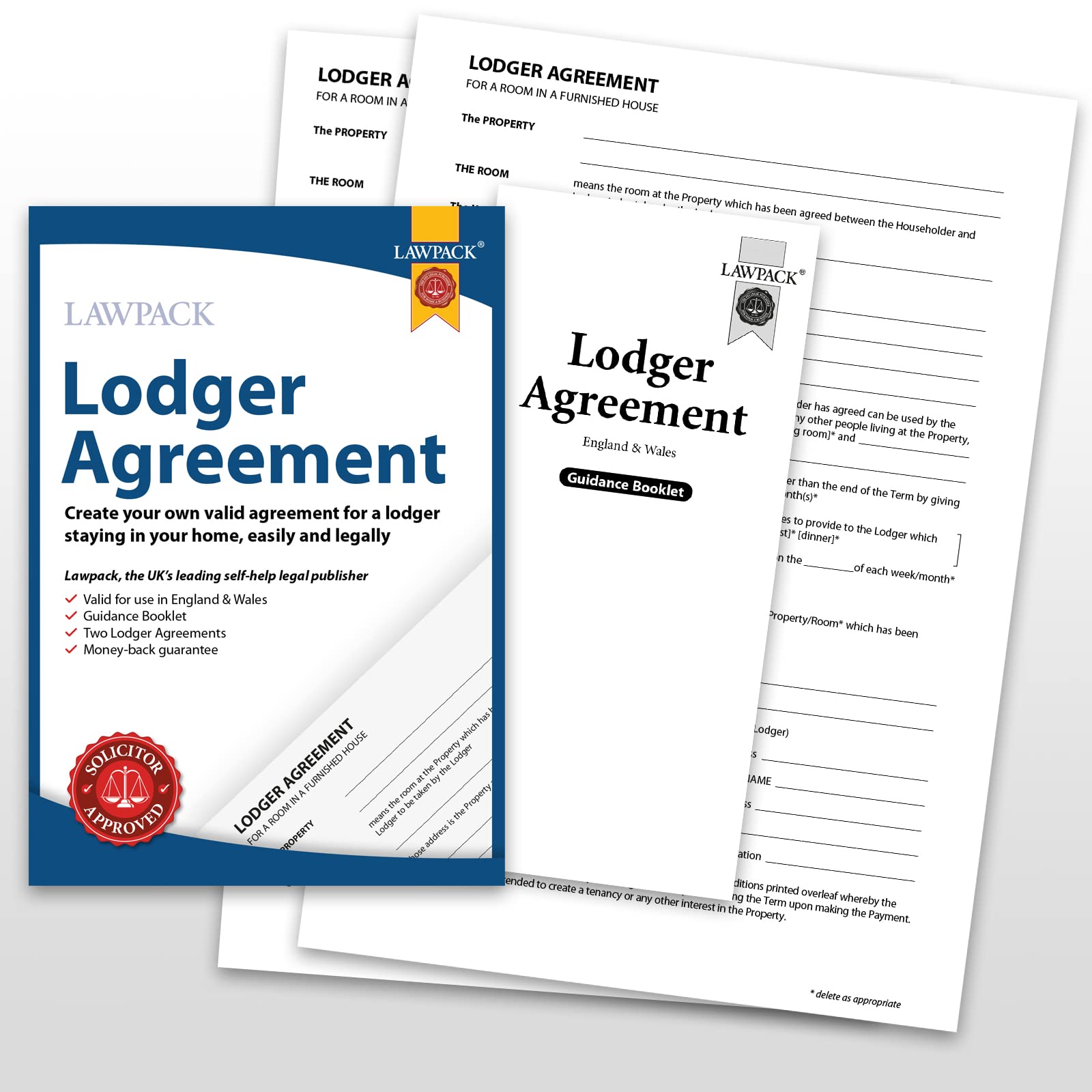 Lawpack Lodger Agreement DIY KIT - 2026 Edition