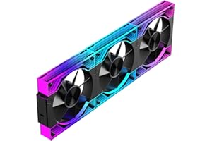 Jungle Leopard Interstellar V3 X3 120mm PC ARGB Computer Case Fans|Infinity Mirror|Daisy-Chain|4 PIN PWM 2000RPM|One-Click Re