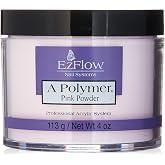 EZ Flow A Polymer Pink False Nails, 4 Ounce