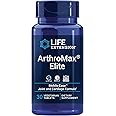 Life Extension ArthroMax® Elite, Mulberry (M. alba), Cutch Tree (A. Catechu), and Chinese Skullcap (S. baicalensis), Joint Health, Joint Comfort, Vegetarian, Gluten Free, 1-Daily, Non-GMO, 30 Tablets